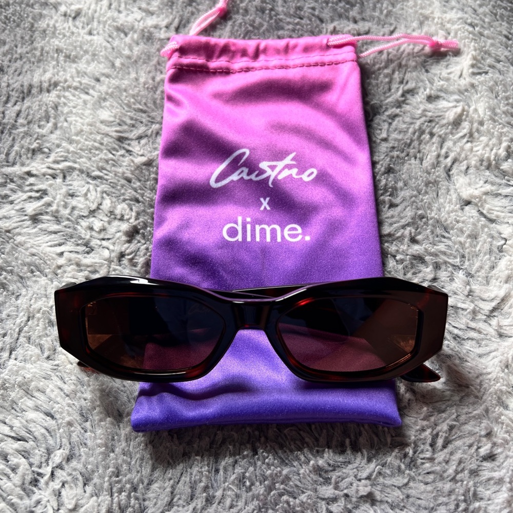 Dime. X Castro women’s Black Sunglasses